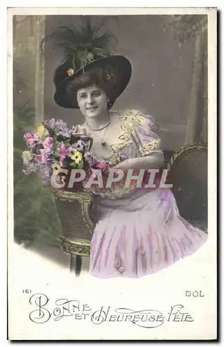 Cartes postales Bonne et Heureuse Fete Femme
