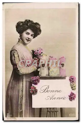 Cartes postales Bonne Annee Femme