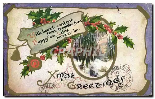 Cartes postales Xmas Greetings