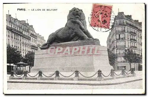 Cartes postales Paris Le Lion de Belfort