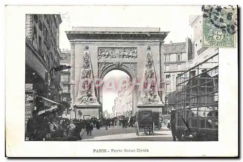 Cartes postales Paris Porte Saint Denis