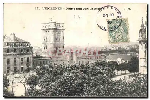 Cartes postales Vincennes Panorama vers le Donion