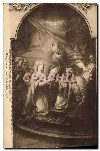 Cartes postales Van Loo Mariage de la Vierge et de Saint Joseph