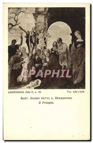 Cartes postales Ambrosiana bart Soardi detto il Bramantino