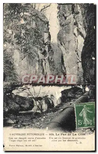 Cartes postales L'Auvergne Pittoresque Le Pas de la Cere