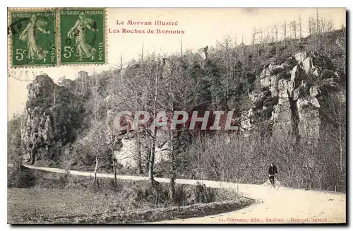 Ansichtskarte AK Le Morvan Illustre Les Roches de Bornoux