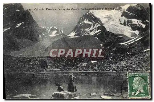 Cartes postales Col de la Vanoise Le Lac des Vaches et la Grande Casse