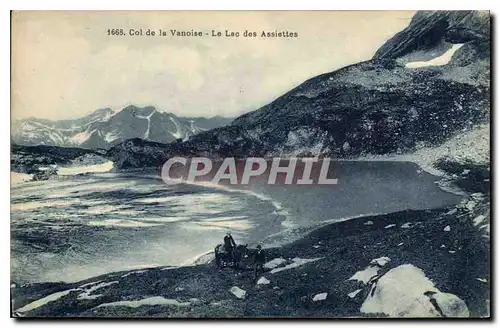 Ansichtskarte AK Col de la Vanoise Le Lac des Assiettes