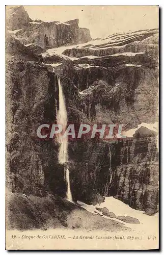 Cartes postales Cirque de Gavarnie La Grande Cascade