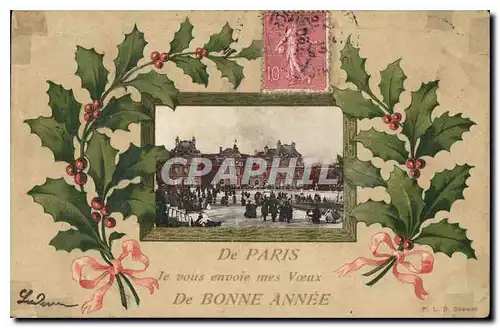 Cartes postales De Paris De Bonne Annee