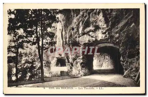 Ansichtskarte AK Col des Roches Les Tunnels