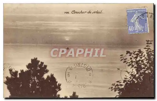 Cartes postales Coucher de soleil