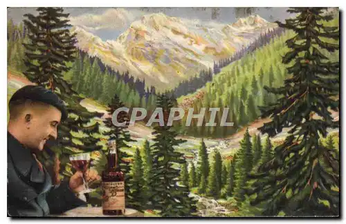 Ansichtskarte AK Homme Publicite Clacquesin Aperitif