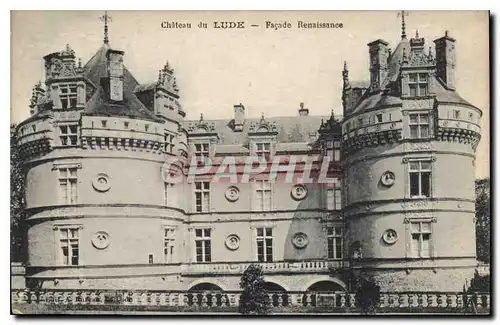 Cartes postales Chateau du Lude Facade Renaissance