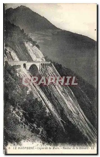 Ansichtskarte AK Le Dauphine Ligne de la Mure Viaduc de la Rivoire