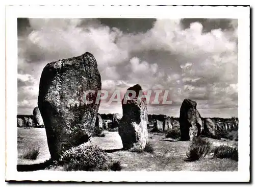 Cartes postales moderne Carnac Morbihan Les monuments megalithiques