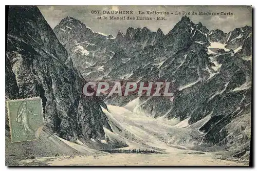Cartes postales Dauphine La Vallouise Le Pre de Madame Carles et le Massif des Ecrins