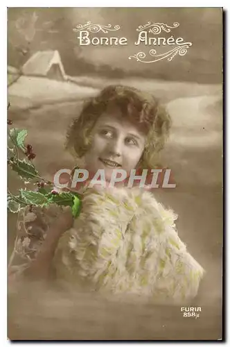 Cartes postales Bonne Annee Femme