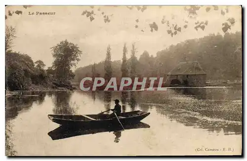 Ansichtskarte AK Le Passeur Bateau Barque