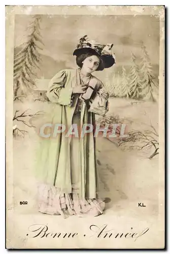 Cartes postales Bonne Annee Femme