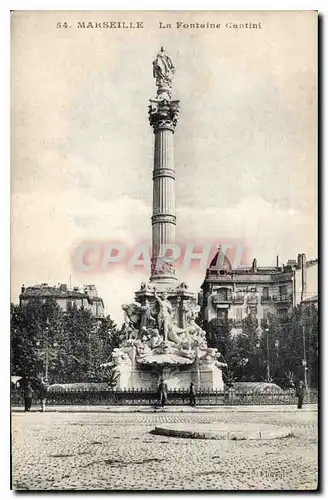 Cartes postales Marseille la Fontaine Cantini