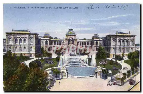 Cartes postales Marseille Ensemble du Palais Longchamp