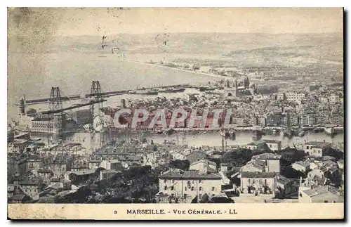 Cartes postales Marseille vue generale