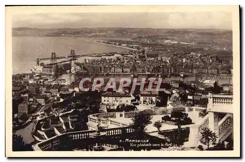 Ansichtskarte AK Marseille vue generale vers le Port