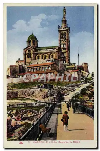 Cartes postales Marseille Notre Dame de la Garde