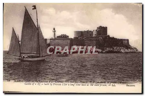 Cartes postales Marseille le Chateau d'If Chateau Fort Bati par Francois Ier