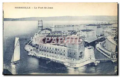 Cartes postales Marseille le Fort St Jean