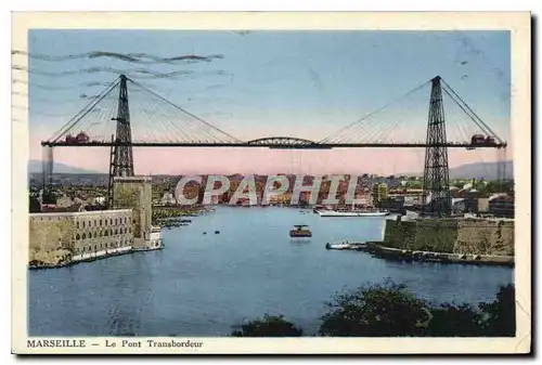 Cartes postales Marseille le Pont Transbordeur