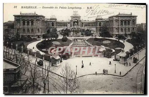 Cartes postales Marseille Ensemble du Palais Longchamp