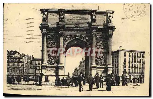 Ansichtskarte AK Marseille l'Arc de Triomphe dit Porte d'Aix