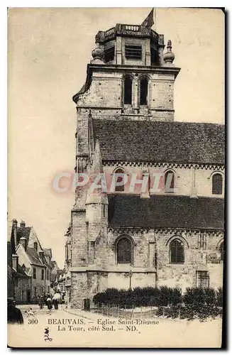 Cartes postales Beauvais Eglise Saint Etienne la Tour Cote Sud