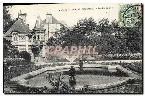 Cartes postales Manche Cherbourg le Jardin Public