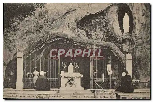 Cartes postales Montreuil sur Maine Maine et Loire Grotte de Notre Dame de Lourdes