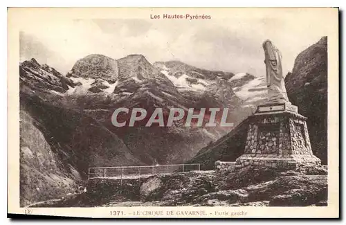 Ansichtskarte AK Les Hautes Pyrenees Le Cirque de Gavarnie Partie Gauche