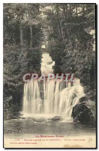 Ansichtskarte AK La Montagne Noire Grande Cascade de St Ferreol Chute Principale