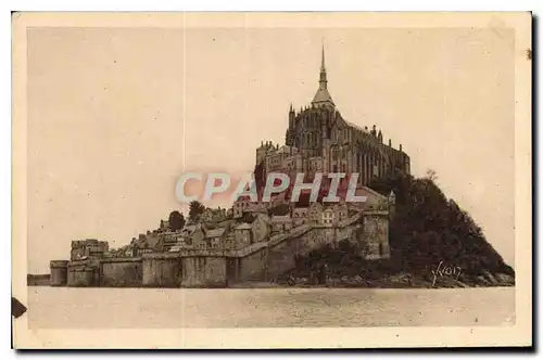 Ansichtskarte AK Mont Saint Michel vue generale Cote Nord Est