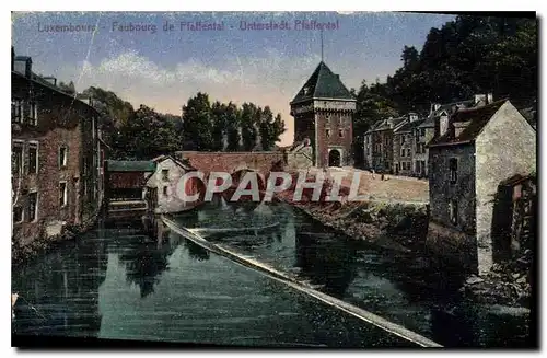 Cartes postales Luxembourg Faubourg de Flattental