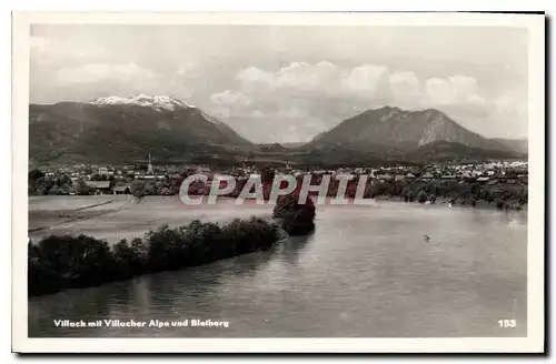 Ansichtskarte AK Villach mit Villacher Alpe und Bleiberg