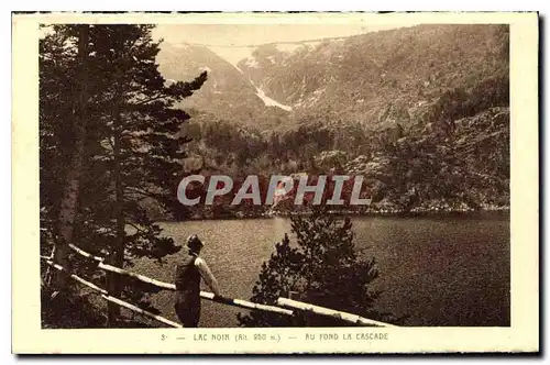 Ansichtskarte AK Lac Noir Au Fond la Cascade