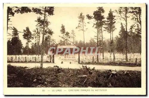 Cartes postales Le Linge Cimetiere Francais du Wetistein