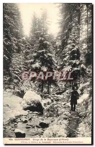 Cartes postales Gerardmer Gorge de la Bourrique l'Hiver