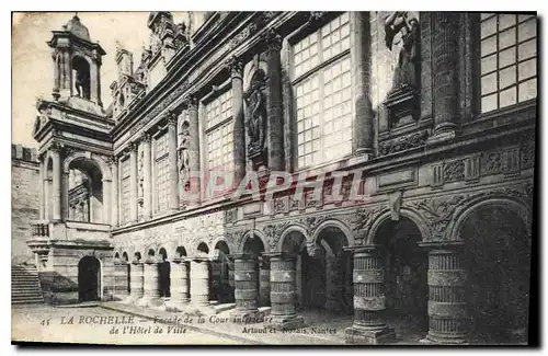 Cartes postales La Rochelle Facade de la Cour Interieur de l'Hotel de Ville