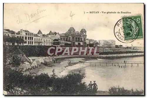Cartes postales Royan vue generale de Froncillon