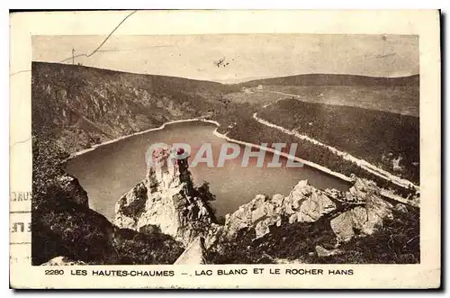 Ansichtskarte AK Les Hautes Chaumes Lac Blanc et le Rocher Hans