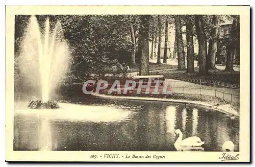 Cartes postales Vichy le Bassin des Cygnes
