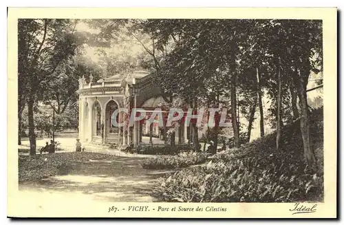 Cartes postales Vichy Parc et Source des Celestins